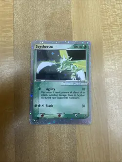 Scyther EX Holo Rare Ruby and Sapphire Card 102/109 Lightly Played - Image 1