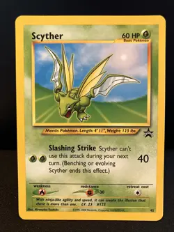 Pokemon - Scyther 45 - Black Star Promo Card - Image 1