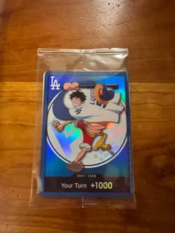 2026 One Piece Night Dodgers Promo Card - Image 1