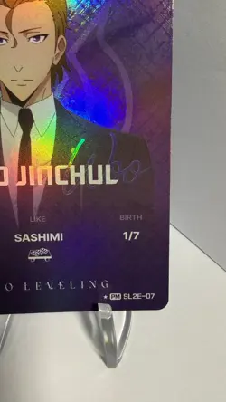 NM Solo Leveling Mapniverse V2 Woo Jinchul *PM SL2E-07 Identity Card Authentic - Image 5