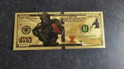 Billet Star Wars Crosshair Bad Batch Collector Gold card carte Goodies Ticket - Image 1