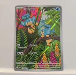 Pokemon TCG Panpour 101/086 NM/M 2025 Black Bolt Full Art Illustration Card 106 - Image 1