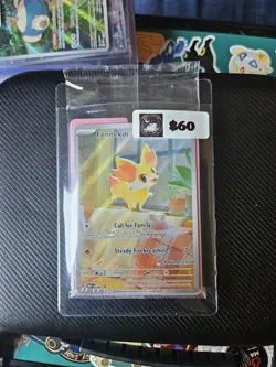 Pokemon TCG Fennekin Pokemon Center Stamped Sealed Promo Card - Image 1