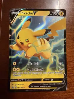 Pikachu V SWSH063 - Sword & Shield Promo Card - NM - Image 1