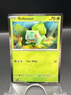 Bulbasaur Cosmos Holo SV: Scarlet & Violet Promo Cards 046 NM Pokemon TCG - Image 1