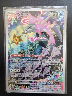 Veluza 192/182 Illustration Rare Paradox Rift Pokemon TCG Card NM - Image 1