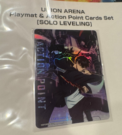 Bandai Fest 25-26 Union Arena Solo Leveling Playmat + Action Point Card - Image 2
