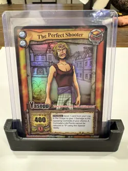 One Piece CCG Card TCG Yasopp The Perfect Shooter Holo The Quest Begins 2005 - Image 1