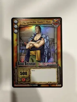 Bandai One Piece CCG Card Game Benn Beckman The Invincible Master's Mate Holo - Image 1