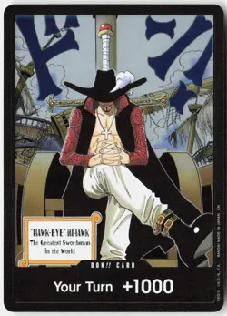 DON!! Card (Dracule Mihawk) Foil DON!! The Azure Sea's Seven NM - Image 1