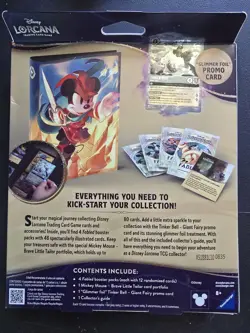 Ravensburger Disney Lorcana Fabled Starter Kit 80 Cards Promo Foil Booster 2024 - Image 2
