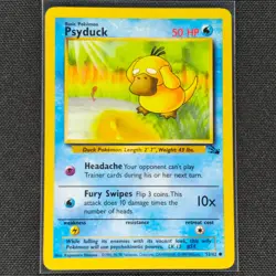 Psyduck - 53/62 - Common - Fossil Set - Pokemon Card - LP - Image 1