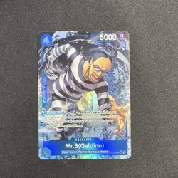 Bandai One Piece Card Game Mr. 3 (Galdino) OP16-056 SR Special Holo 5000 - Image 1