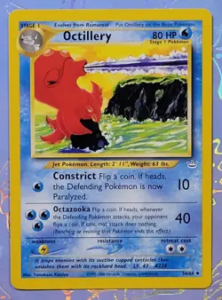 Octillery 34/64 Neo Revelation Pokemon Card NM - Image 1