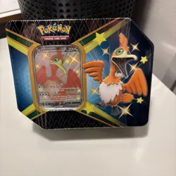 Pokemon TCG TIN Shining Fates Cramorant V Tin SEALED Foil Card Booster Packs - Image 1