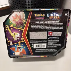 Pokemon TCG TIN Shining Fates Cramorant V Tin SEALED Foil Card Booster Packs - Image 2