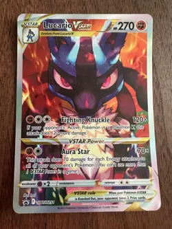 Lucario VSTAR SWSH291 SWSH: Sword & Shield Crown Zenith ETB Promo Card - Image 1