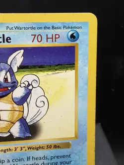 Pokemon TCG WOTC Base Set Shadowless Wartortle 42/102 Uncommon LP/MP! - Image 3