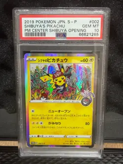 Pokemon Shibuya Pikachu 002/S-P Promo - PSA 10 Gem Mint - Japanisch OVP - Image 1