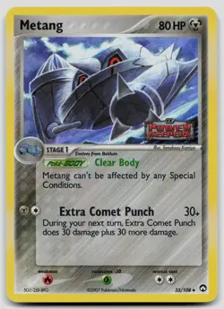 Metang 35/108 Power Keepers Reverse Holo Pokemon MP - Image 1