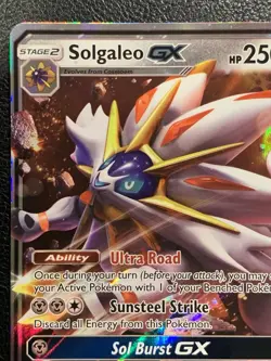Solgaleo GX - SM16 - Pokemon Sun & Moon Promo Ultra Rare Card NM - Image 2