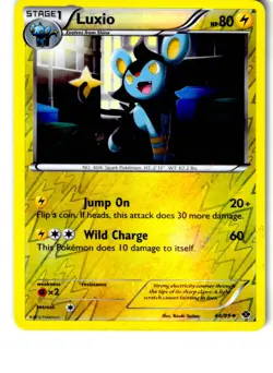Luxio 44/99 Uncommon Next Destinies Pokemon Reverse Holo Lightly Played - Image 1