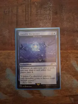 Unstable Harmonics - Rhystic Study - Regular - Arcane Secret Lair - MTG SLD 478 - Image 1