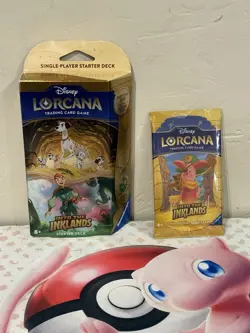 NEW-Disney Lorcana Into the Inklands Starter Deck + 1 Extra Pack- Factory Sealed - Image 1
