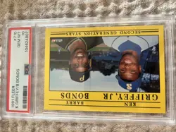 1991 Fleer #710 Barry Bonds / Ken Griffey Jr. PSA 10 Gem Mint *Perfect* - Image 2