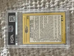 1991 Fleer #710 Barry Bonds / Ken Griffey Jr. PSA 10 Gem Mint *Perfect* - Image 3