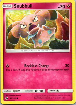 NM - Snubbull #90/149 | Common | SM Base Set - Image 1
