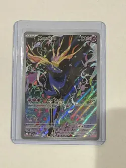Pokemon TCG Xerneas Illustration Rare Full Art Holo 091/086 Chaos Rising NM - Image 1