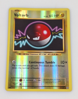 Voltorb Pokemon Card Reverse Holographic #39/108 XY: Evolutions 2016 TCG Game - Image 1