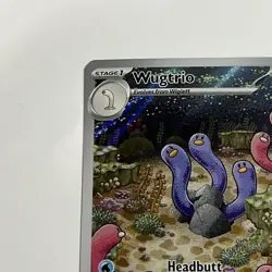 Wugtrio - Full Art Illustration Rare - Paldean Fates - NM 224/091 - Pokemon TCG - Image 2