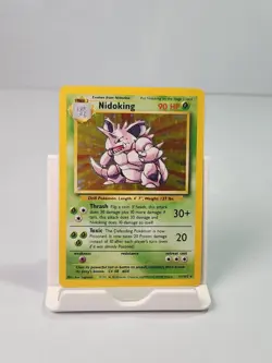 Pokemon Card | Nidoking 11/102 Holo Rare Vintage WOTC Base Set 1999 Unlimited MP - Image 1