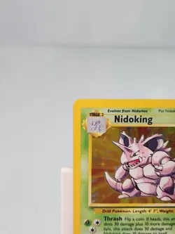 Pokemon Card | Nidoking 11/102 Holo Rare Vintage WOTC Base Set 1999 Unlimited MP - Image 2