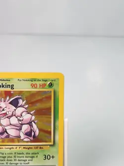 Pokemon Card | Nidoking 11/102 Holo Rare Vintage WOTC Base Set 1999 Unlimited MP - Image 3