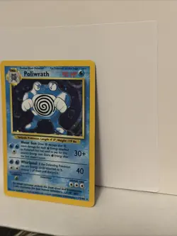 Poliwrath 13/102 Holo Holo Rare Base Set Unlimited Pokemon Holo MP - Image 2