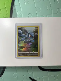 Pokemon TCG Riolu Crown Zenith Galarian Gallery Holo Ultra Rare Card GG26/GG70 - Image 1