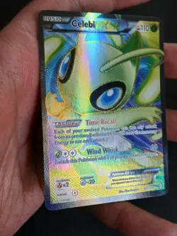 Pokemon TGC Boundaries Crossed Celebi EX 141/149 Ultra Rare Near Mint - Image 3