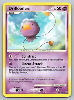 Drifloon 58/100 Common Stormfront Pokemon Lightly Played - Image 1