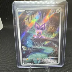 Pokemon Noibat #169/159 IR Journey Together SV09 Illustration Rare NM - Image 1