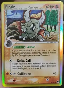 Pokemon TCG Pinsir Delta Species Dragon Frontiers Reverse Holo 9/101 60 DMG - Image 1