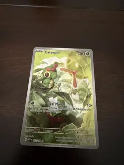 Pokemon TCG Scarlet Violet 151 Full Art Holo Caterpie 172/1652023 - Image 1
