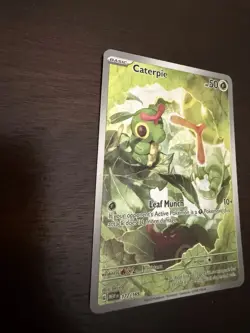 Pokemon TCG Scarlet Violet 151 Full Art Holo Caterpie 172/1652023 - Image 3