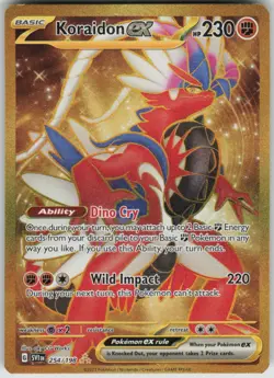 Pokemon Koraidon ex Holo Hyper Rare SV01: Scarlet & Violet Base Set 254/198 NM - Image 1