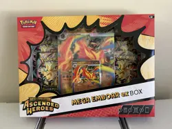 Pokemon TCG Mega Evolution-Ascended Heroes Mega Emboar ex Box Promo Booster - Image 1