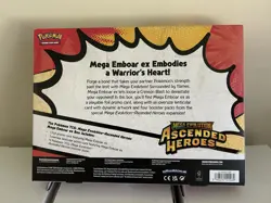 Pokemon TCG Mega Evolution-Ascended Heroes Mega Emboar ex Box Promo Booster - Image 2