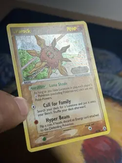 Solrock 25/92 Rare Stamped Reverse Foil Holo EX Legend Maker Pokemon Card MP - Image 4