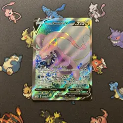 Hisuian Goodra V 187/196 NM -Ultra Rare Pokemon Card- Lost Origins (9q) - Image 1
